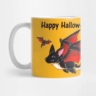 Corgipire Bat (With Text) Mug